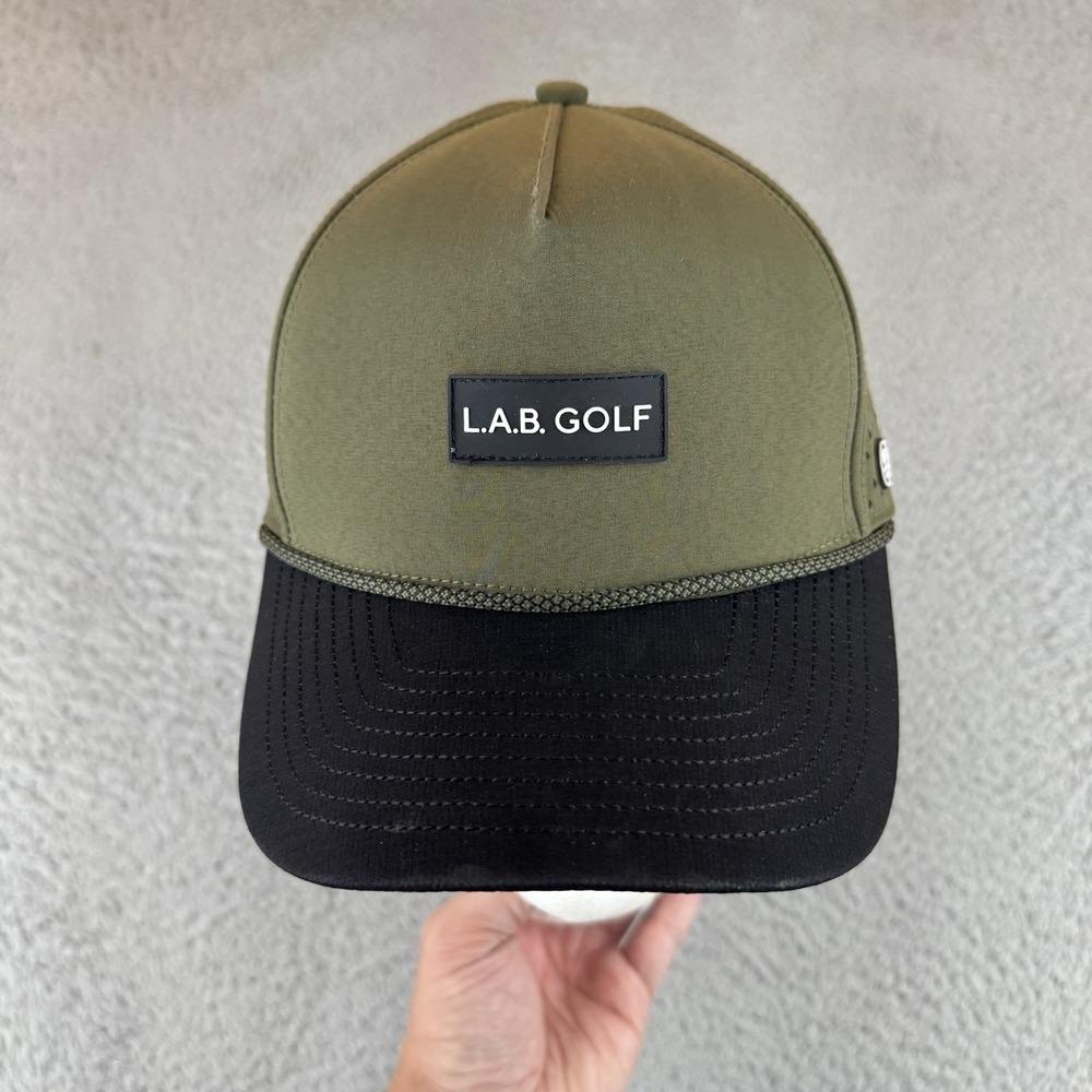 L.A.B. (LAB) Golf  Modern Snapback Golf Hat Cap Green Adjustable Strapback